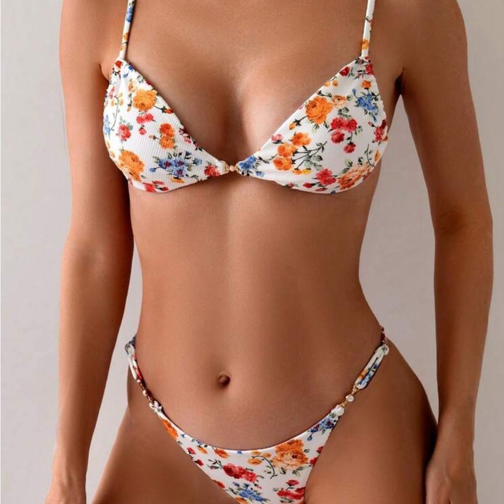 SHEIN Floral Bikini - Multicolor